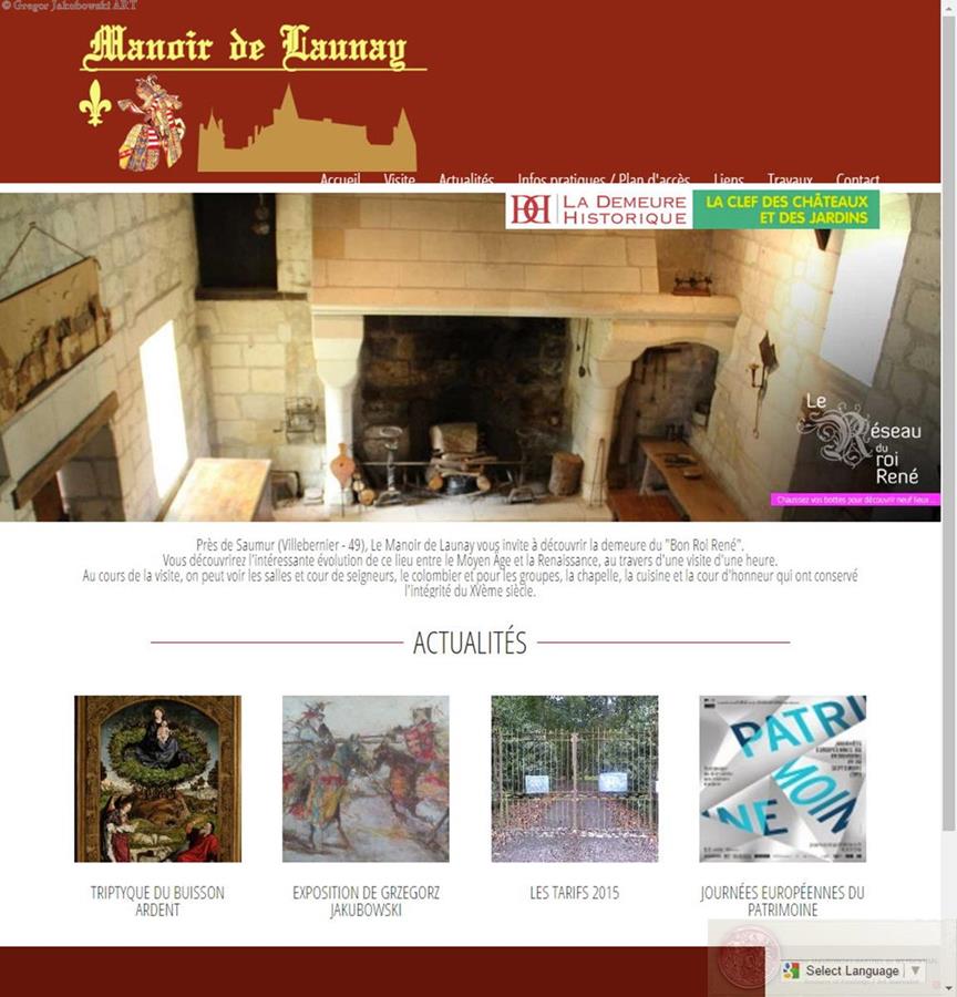 Manoir de Launay website