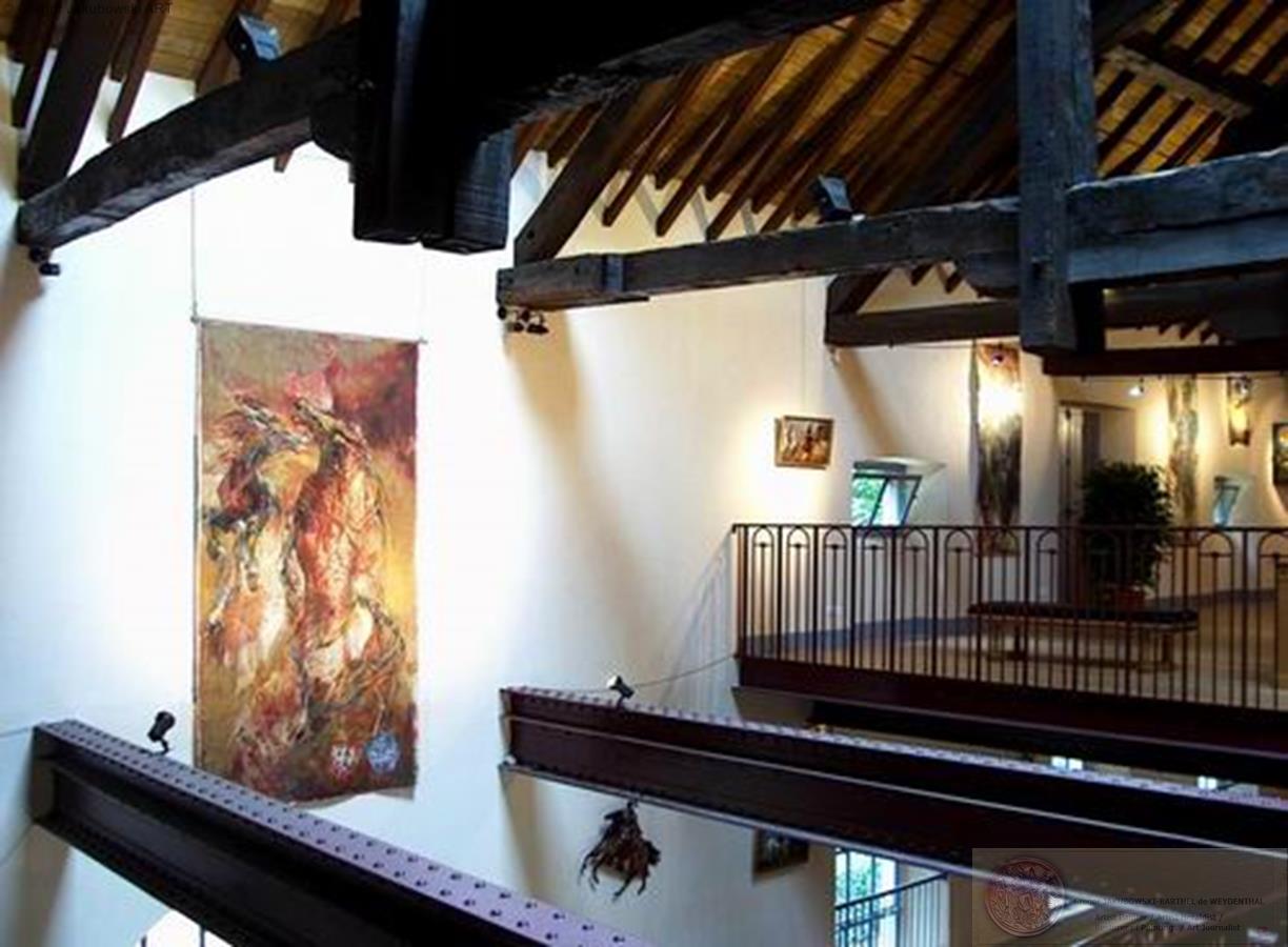ELAN, oil on canvas, 300 x 148 cm (118 x 58 ), Maison du Cheval, Tarbes, Pyrenees