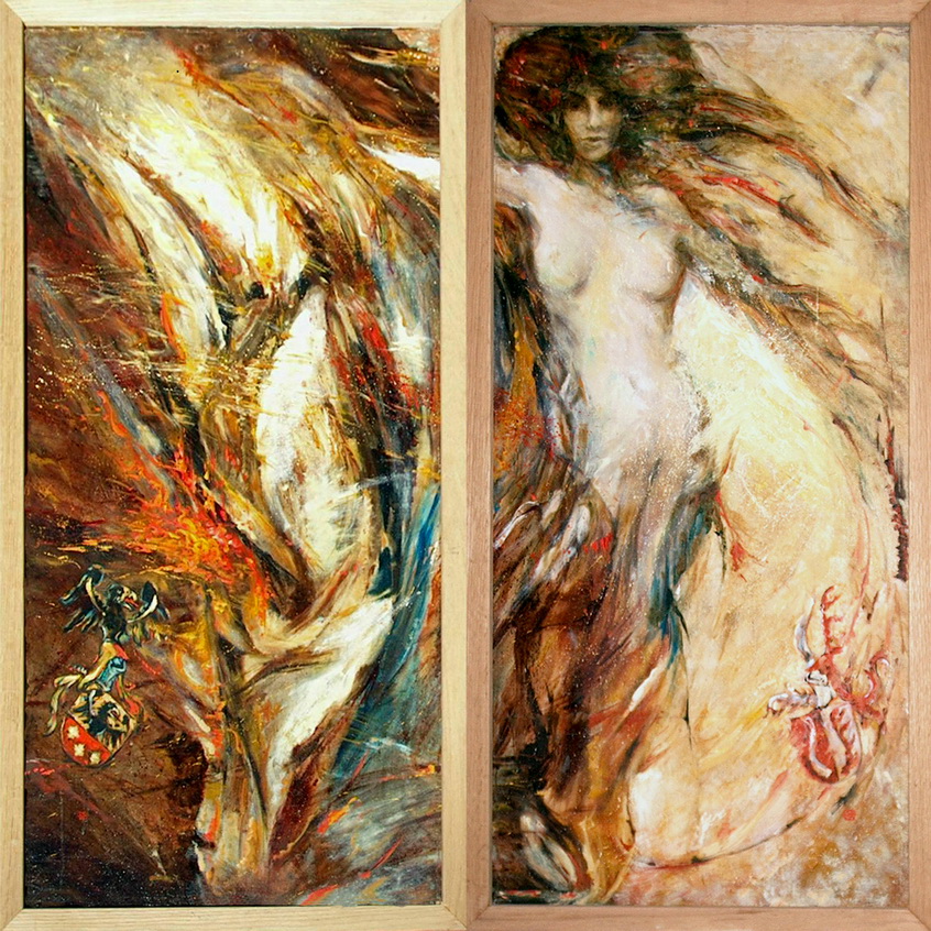 C.V. & CARYATHIDES paintings