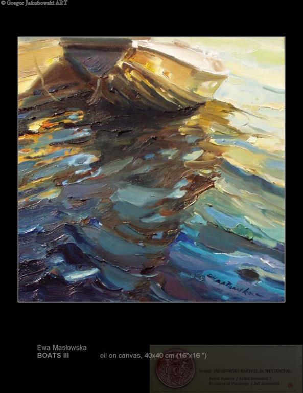 Ewa Maslowska - Boat3 16x16 oil