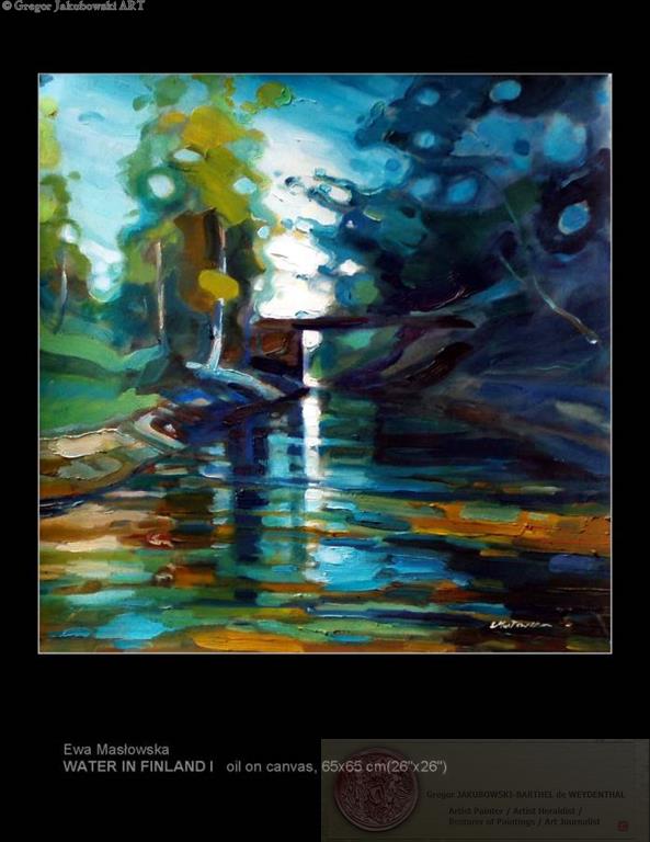 Ewa Maslowska - Canal1 26x26 oil